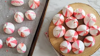 How To  Peppermint Meringue Cookie Recipe  Youll Be Amazed [upl. by Pedrick]