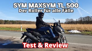 Sym Maxsym TL 500 Euro 4 Produktvorstellung  Test amp Fazit  erste Eindrücke  MC Münster DE HD [upl. by Newlin]