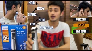 Philips MG771515 Multi Grooming Kit Review  Philips allinone Trimmer  Electrical Unboxing [upl. by Laenej]