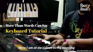 More Than Words Can Say Alias  How to play  Chords amp Lyrics [upl. by Eimorej]