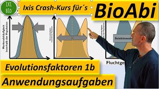 Anwendungsaufgaben Evolutionsfaktoren 1b inter  intrachromosomale Rekombination Selektionsarten [upl. by Artimas]