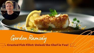 Gordon Ramsay Herb Crusted Fish Fillet Recipe [upl. by Hanala]