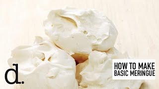 Basic Meringue Recipe  delicious Magazine [upl. by Presber]