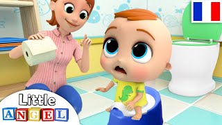 Apprendre la propreté  Le Petit Pot  Comptines pour Bébé  Little Angel Français [upl. by Adnarb]