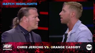 Chris Jericho and Orange Cassidy Debate at AEW Dynamite [upl. by Oivalf]