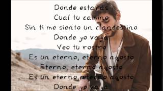 Alvaro Soler  Agosto  Lyrics  Letra [upl. by Notlimah]