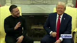 Full Meeting between President Trump VP Vance and Ukrainian President Zelensky in Oval Office [upl. by Eduino658]