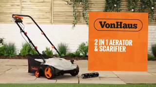 VonHaus 2 in 1 Aerator amp Scarifier [upl. by Nyrac]