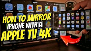 How To Mirror iPhone with Apple TV 4K [upl. by Oibesue728]