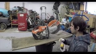 STIHL TS420 Teardown Stihl concrete saw [upl. by Arramas354]