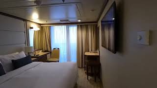 Royal Princess Balcony Cabin M234 Tour January 15th 2023 [upl. by Kelley599]