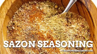 Sazon Seasoning Recipe the Perfect Spice Blend  Chili Pepper Madness [upl. by Yehc303]