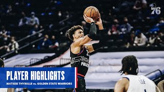 Matisse Thybulle  HIGHLIGHTS vs Golden State Warriors 041921 [upl. by Leviram906]