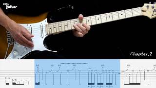 Bon Jovi  Bed Of Roses Guitar Solo Lesson With Tab Slow Tempo [upl. by Xaviera392]