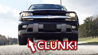 Trailblazer front end clunk noise  Easy Fix  Clunking noise going over bumps [upl. by Siladnerb231]