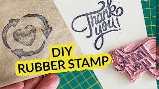 DIY Rubber Stamps  Easy packaging stamps [upl. by Gregory744]