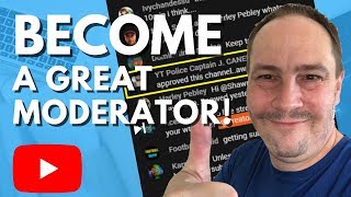 Chat Moderator on Youtube  How to Become a Great Moderator [upl. by Enneite]