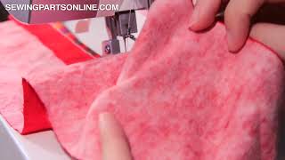 How To Create A Flatlock Stitch Serger  Overlock Machine [upl. by Akamaozu92]