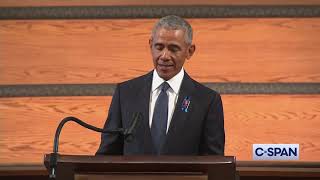 Former President Barack Obama Eulogy at Rep John Lewis Funeral [upl. by Nikolas919]