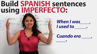 Learn Spanish Tenses Use IMPERFECTO to talk about your past [upl. by Edva]