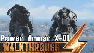 Fallout 4  Best Power Armor X01 All Locations Guide amp Showcase [upl. by Tamar]