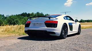 2018 Audi R8 V10 PLUS Exhaust Sound [upl. by Shirlene]