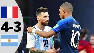 France vs Argentina 43  World Cup Highlights and Goals [upl. by Znarf332]