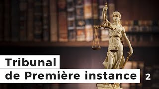 2 Le Tribunal de Première instance et ses compétences [upl. by Victorine]