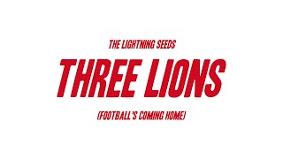 Three Lions Footballs Coming Home LyricsKaraoke [upl. by Madai797]