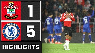 HIGHLIGHTS Southampton 15 Chelsea  Premier League [upl. by Eicirtap963]