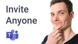 How to Invite Anyone to Microsoft Teams Meeting [upl. by Rolfston467]