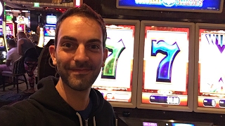 🔴 HUGE LIVE WIN in Las Vegas ✦ Slot Machines with Brian Christopher at Cosmopolitan [upl. by Jaquith756]