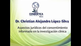 El consentimiento informado en la atención médica  Rodrigo Montes de Oca Arboleya [upl. by Ingrim]