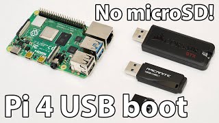 Raspberry Pi 4 USB Boot is official Howto [upl. by Aikem]