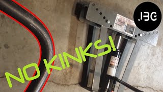 PERFECT BENDS with harbor freight pipe bender [upl. by Ibok953]