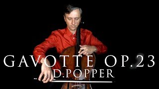 D Popper Gavotte No 2 in D Major op 23 Suzuki Cello Book 7  Practice with Cello Teacher [upl. by Pelpel]