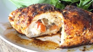 How to Make Cajun Stuffed Chicken Breasts [upl. by Anits]