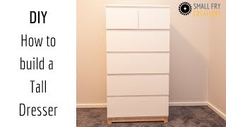 DIY  How to build a Tall Dresser [upl. by Marston]