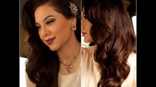 1940s Inspired Hair Tutorial  Old Hollywood Glamour  Vegasnay [upl. by Cliffes692]