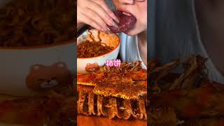 Spicy Fried skewers mukbang [upl. by Allicerp126]