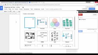 010 Cómo creo diagramas de flujo en los documentos de Google Drive [upl. by Stutman125]