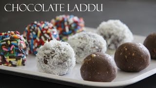 Chocolate Laddu Recipe  Indian Sweets and Dessert Recipes By Shilpi [upl. by Annaiv]