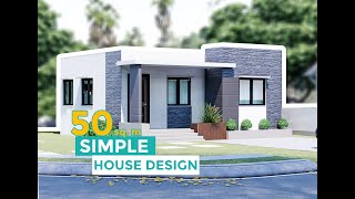 A Small House Design 50 sqm [upl. by Florentia]