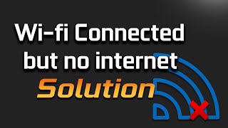 WiFi Connected and Secured but No Internet 4 Solutions [upl. by Lipscomb]