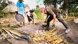 Ancient MAYAN FOOD  Jungle Cooking in MAYA VILLAGE in Quintana Roo Mexico [upl. by Annayram249]