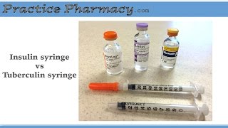 Insulin vs tuberculin syringe [upl. by Panta]