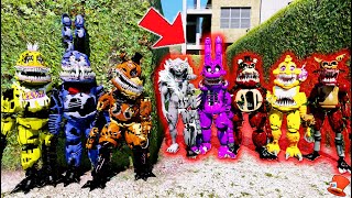 All TWISTED Animatronics VS All CORRUPTED Animatronics GTA 5 Mods FNAF RedHatter [upl. by Macur]