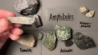 Mineral Identification  Amphiboles [upl. by Ennis913]