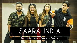 SAARA INDIA  Tejas amp Ishpreet Ft Aastha Gill amp Priyank Sharma  Dancefit Live [upl. by Akema255]