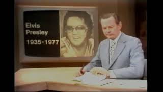 Elvis Presley News Report of his death  August 16 1977 [upl. by Hamimej]